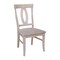 International Concepts Set of 2 Cosmo Chairs, Washed Finish, Washed Gray Taupe C09-170P - alternate 5